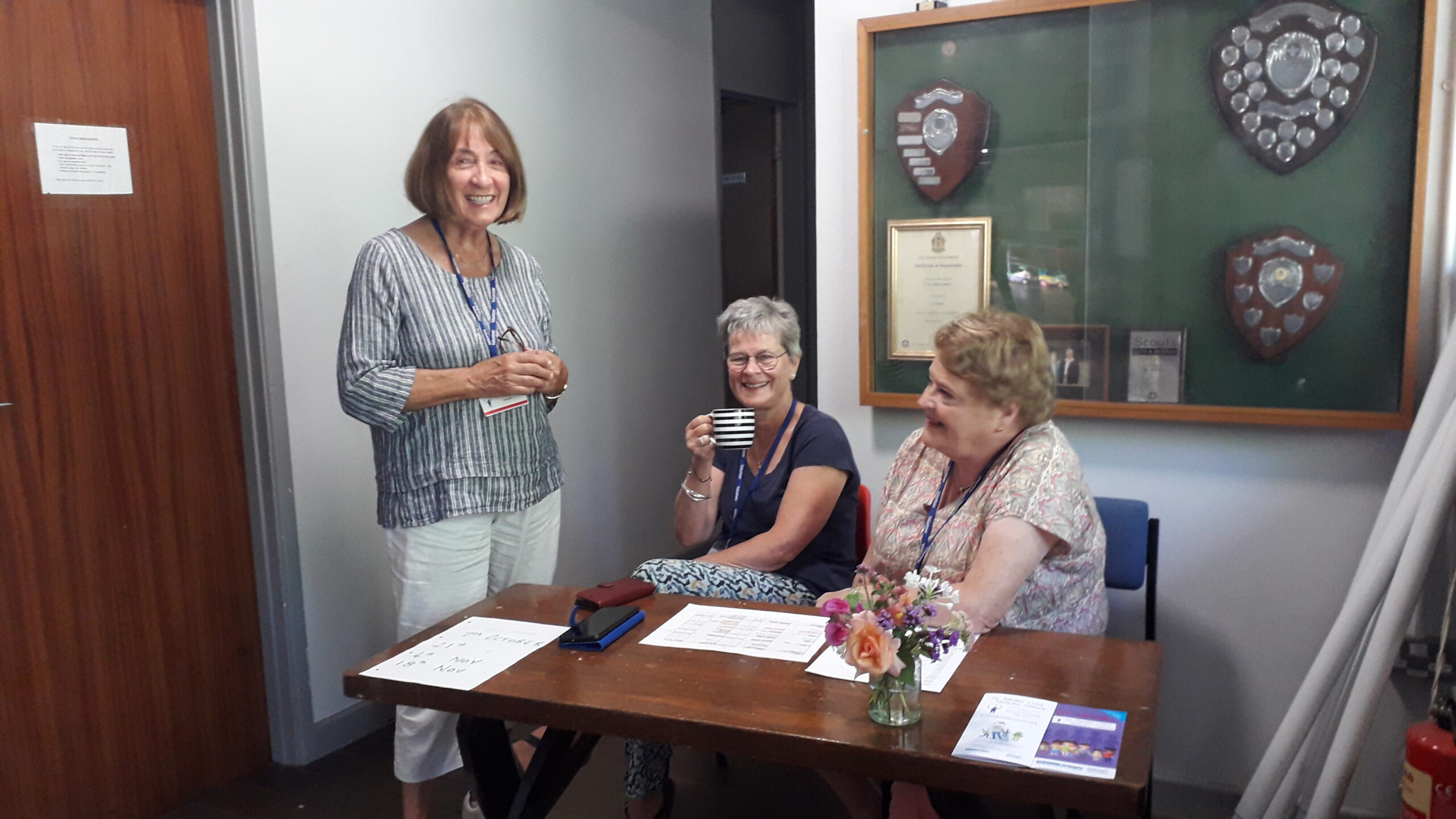 Our Volunteers at the Welcome Desk